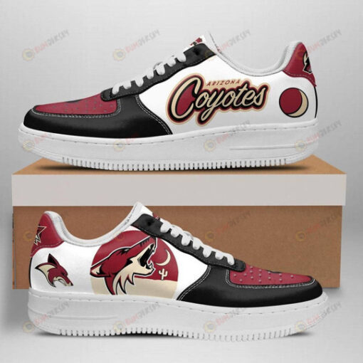 Arizona Coyotes Fox Logo Pattern Air Force 1 Printed