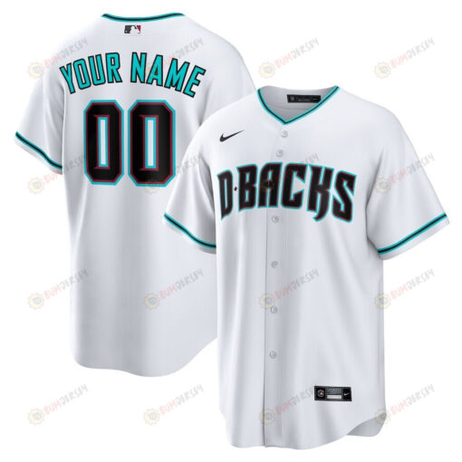 Arizona Diamondbacks Alternate Custom Men Jersey - White