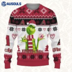 Arizona Diamondbacks Baseball American Grinch Christmas Ugly Sweaters For Men Women Unisex