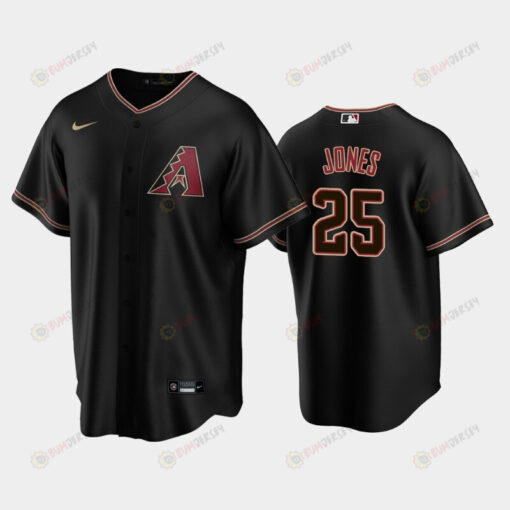 Arizona Diamondbacks Druw Jones 25 2022-23 Draft Black Alternate Jersey