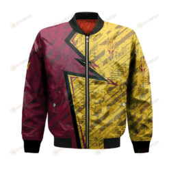 Arizona State Sun Devils Bomber Jacket 3D Printed Abstract Pattern Sport