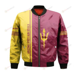 Arizona State Sun Devils Bomber Jacket 3D Printed Half Style