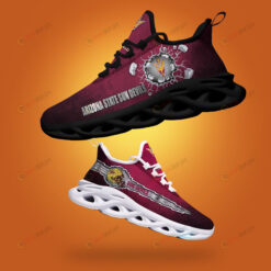 Arizona State Sun Devils Logo Broken Pattern 3D Max Soul Sneaker Shoes