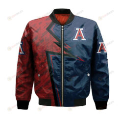 Arizona Wildcats Bomber Jacket 3D Printed Abstract Pattern Sport