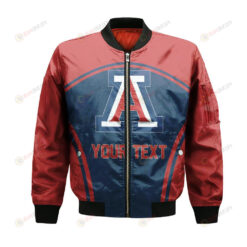 Arizona Wildcats Bomber Jacket 3D Printed Curve Style Sport