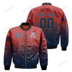 Arizona Wildcats Fadded Bomber Jacket 3D Printed