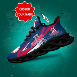 Arizona Wildcats Logo Line Pattern Custom Name 3D Max Soul Sneaker Shoes