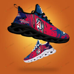 Arizona Wildcats Logo Torn And Splatter Pattern 3D Max Soul Sneaker Shoes