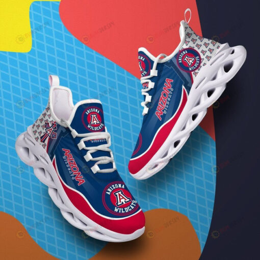 Arizona Wildcats Small Logo Pattern 3D Max Soul Sneaker Shoes