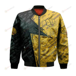 Arkansas-Pine Bluff Golden Lions Bomber Jacket 3D Printed Abstract Pattern Sport