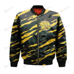 Arkansas-Pine Bluff Golden Lions Bomber Jacket 3D Printed Sport Style Team Logo Pattern