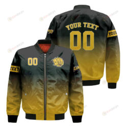 Arkansas-Pine Bluff Golden Lions Fadded Bomber Jacket 3D Printed