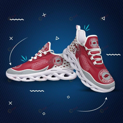 Arkansas Razorbacks Small Logo Pattern 3D Max Soul Sneaker Shoes