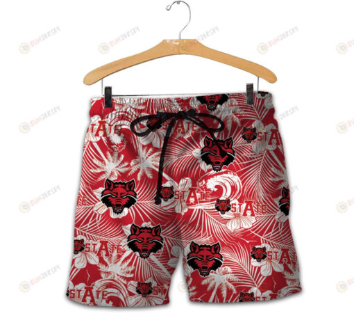 Arkansas State Red Wolves Men Shorts Tropical Seamless