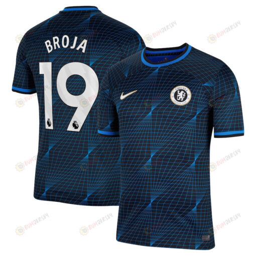 Armando Broja 19 Chelsea 2023/24 Away Men Jersey - Navy