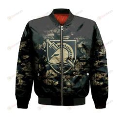 Army Black Knights Bomber Jacket 3D Printed Camouflage Vintage