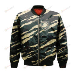 Army Black Knights Bomber Jacket 3D Printed Sport Style Team Logo Pattern