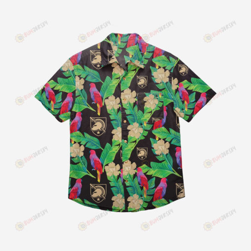 Army Black Knights Floral Button Up Hawaiian Shirt