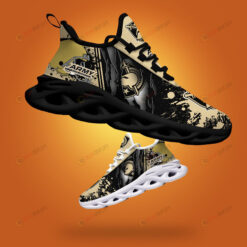 Army Black Knights Logo Torn And Splatter Pattern 3D Max Soul Sneaker Shoes