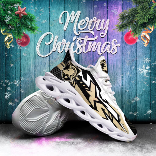 Army Black Knights Logo Unique Gold Pattern 3D Max Soul Sneaker Shoes