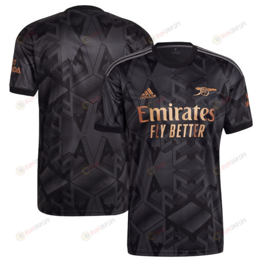 Arsenal 2022/23 Away Player Men Jersey - Black