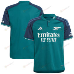 Arsenal 2023/24 Third YOUTH Jersey - Green
