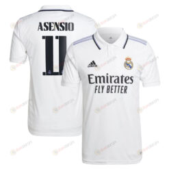 Asensio 11 Real Madrid Men 2022/23 Home Player Jersey - White