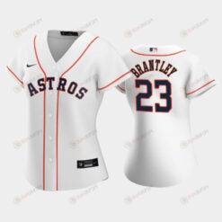 Astros 23 Michael Brantley White Women's Home Jersey Jersey