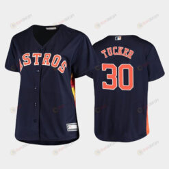 Astros 30 Kyle Tucker Navy Women's Plus Size Jersey Jersey