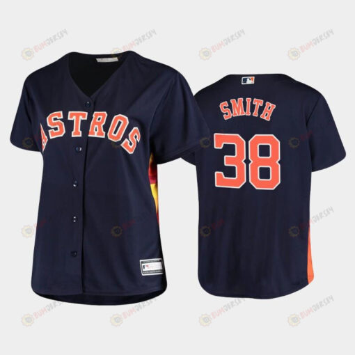 Astros 38 Joe Smith Navy Women's Plus Size Jersey Jersey