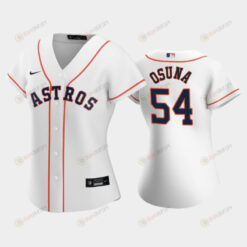 Astros 54 Roberto Osuna White Women's Home Jersey Jersey