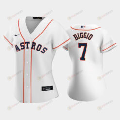 Astros 7 Craig Biggio White Women's Home Jersey Jersey