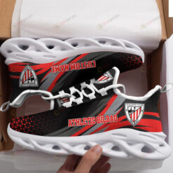 Athletic Bilbao Logo Custom Name Pattern 3D Max Soul Sneaker Shoes In Black