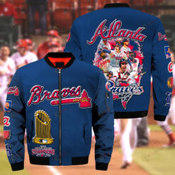 Atlanta Braves Bomber Jacket 3D Printed 139 Sport Hot Trending Hot Choice Design Beautiful