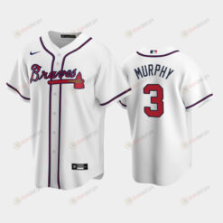 Atlanta Braves Owen Murphy 3 2022-23 Draft White Home Jersey
