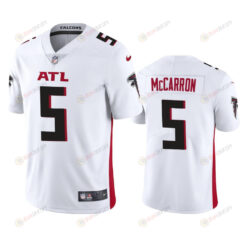 Atlanta Falcons AJ McCarron 5 White Vapor Limited Jersey