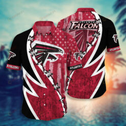 Atlanta Falcons American Flag ??3D Printed Hawaiian Shirt