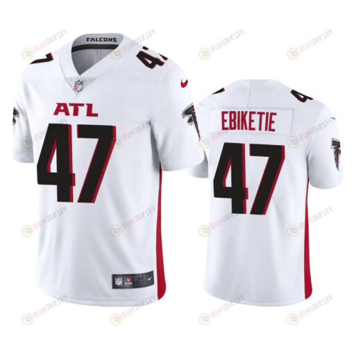 Atlanta Falcons Arnold Ebiketie 47 White Vapor Limited Jersey