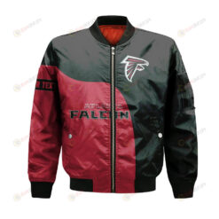 Atlanta Falcons Bomber Jacket 3D Printed Curve Style Custom Text And Number