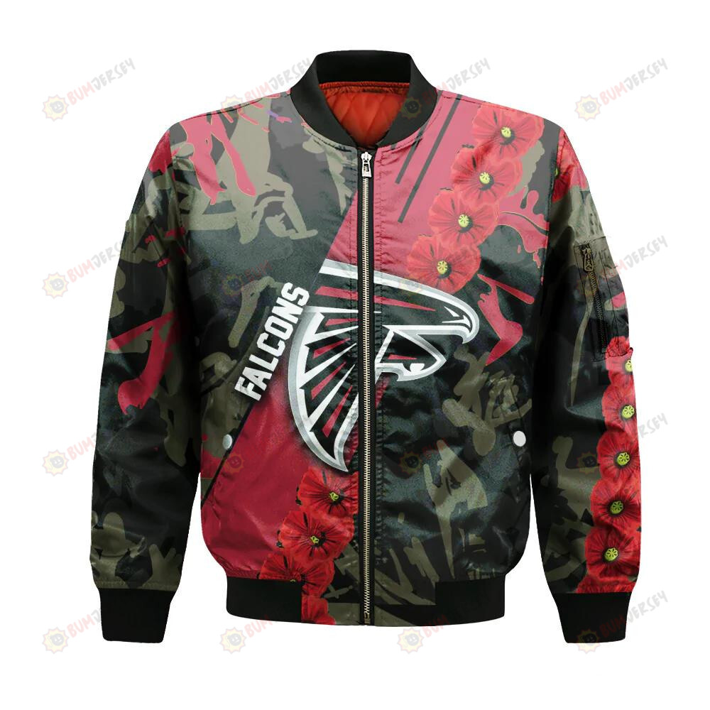 Atlanta Falcons Bomber Jacket 3D Printed Sport Style Keep Go on