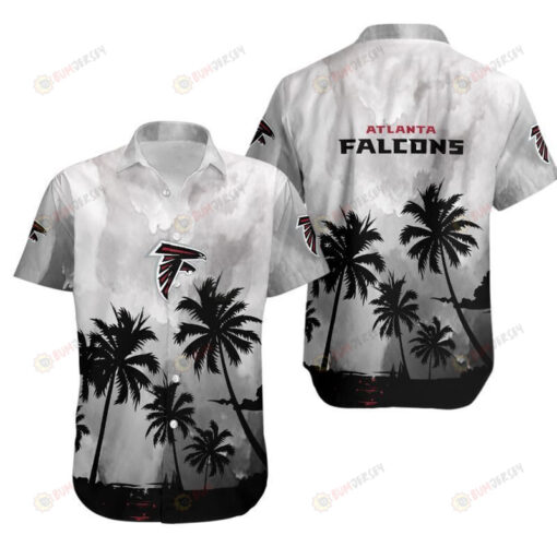 Atlanta Falcons Coconut Trees ??3D Printed Hawaiian Shirt