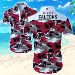 Atlanta Falcons Curved Hawaiian Shirt For Summer