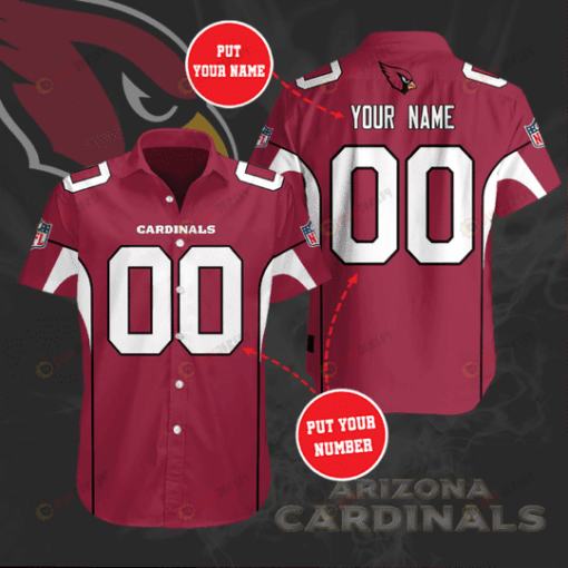 Atlanta Falcons Custom Name And Number Curved Hawaiian Shirt In Red