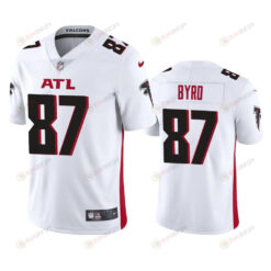 Atlanta Falcons Damiere Byrd 87 White Vapor Limited Jersey