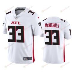 Atlanta Falcons Jeremy McNichols 33 White Vapor Limited Jersey