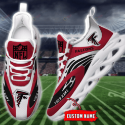 Atlanta Falcons Logo Custom Name 3D Max Soul Sneaker Shoes