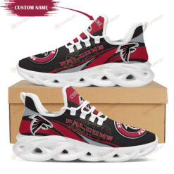 Atlanta Falcons Mascot Logo Pattern Custom Name 3D Max Soul Sneaker Shoes