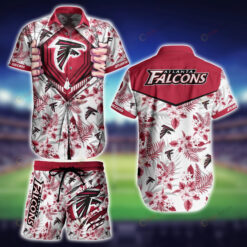 Atlanta Falcons My Heart Hawaiian Shirt Set