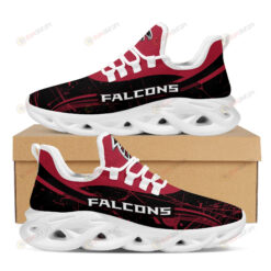 Atlanta Falcons Splash Colors Design Pattern 3D Max Soul Sneaker Shoes