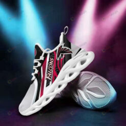 Atlanta Falcons Stripe Pattern 3D Max Soul Sneaker Shoes